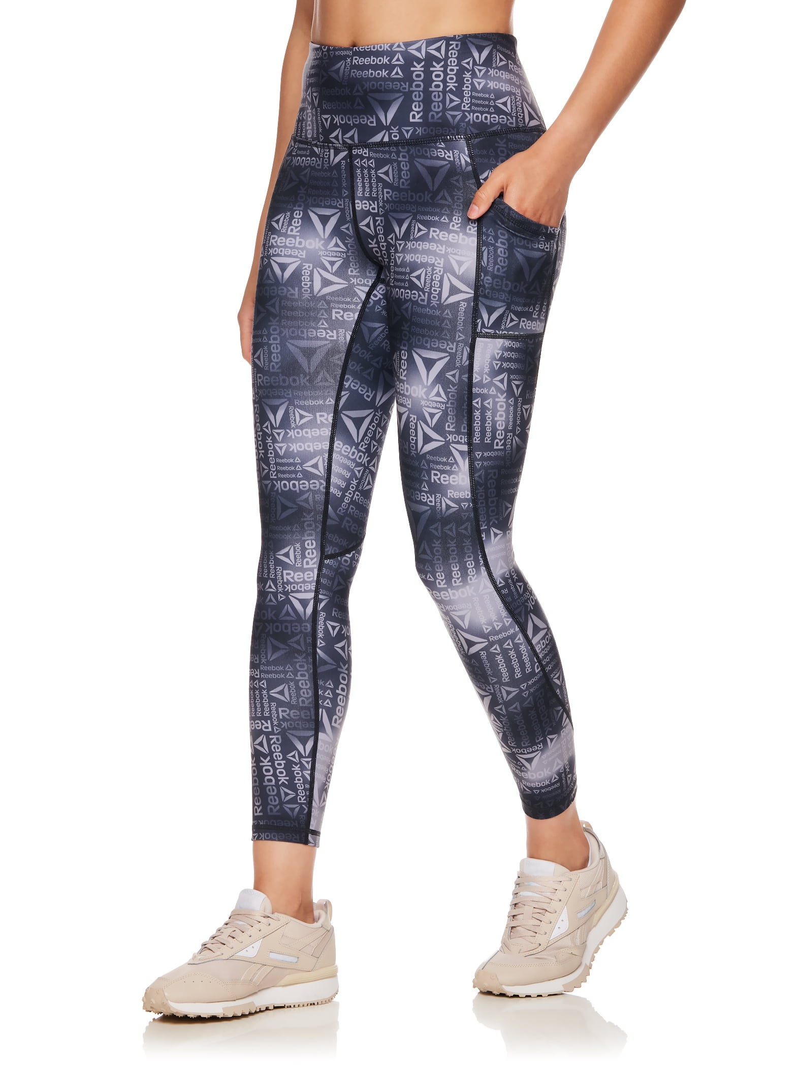 Reebok Women's Eveyday High Rise 7/8 Pocket Legging With 25" Inseam