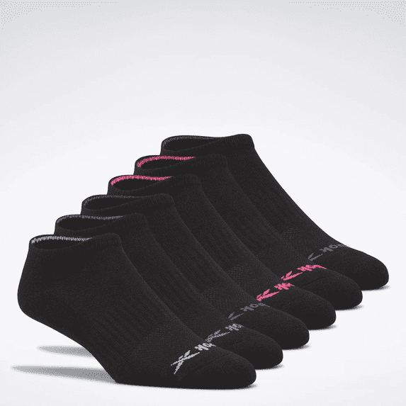 Reebok Women's Flat Low Cut Socks, 6pk