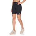 thumbnail image 1 of Reebok Women's Flex High Rise Compression Shorts with Pockets, Sizes XS-XXXL, 1 of 4