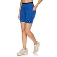 thumbnail image 1 of Reebok Women's Flex High Rise Compression Shorts with Pockets, Sizes XS-XXXL, 1 of 4