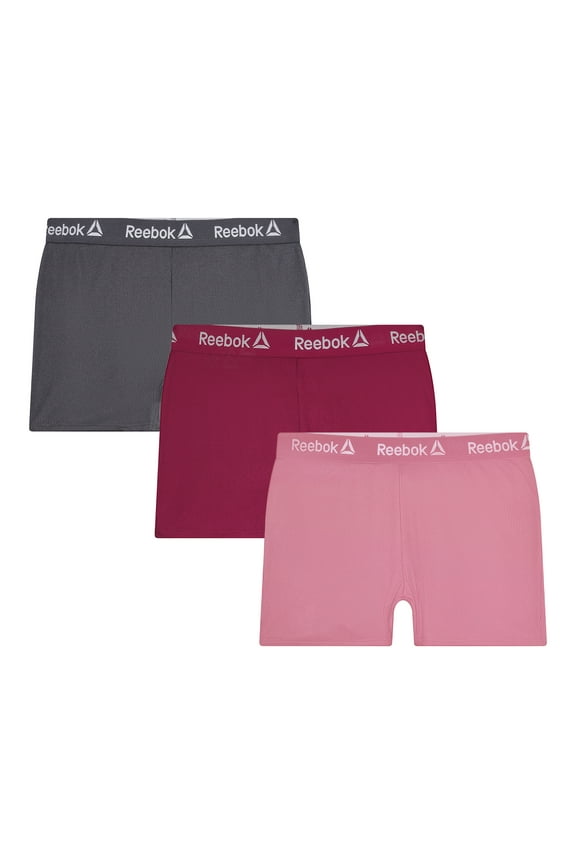 Women's Underwear Flex Rib Boyshort Panties, 3-Pack, Sizes XS-3XL