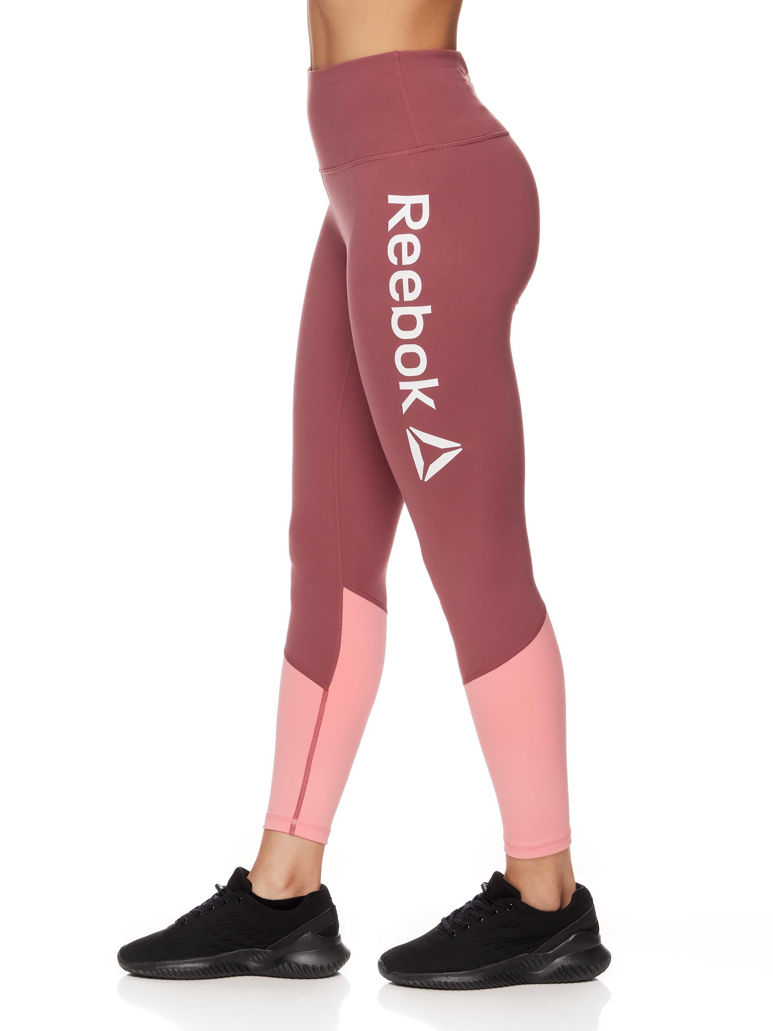 Reebok Women's Focus Highrise 7/8 Legging with 25" Inseam and Back Zipper Pocket -
