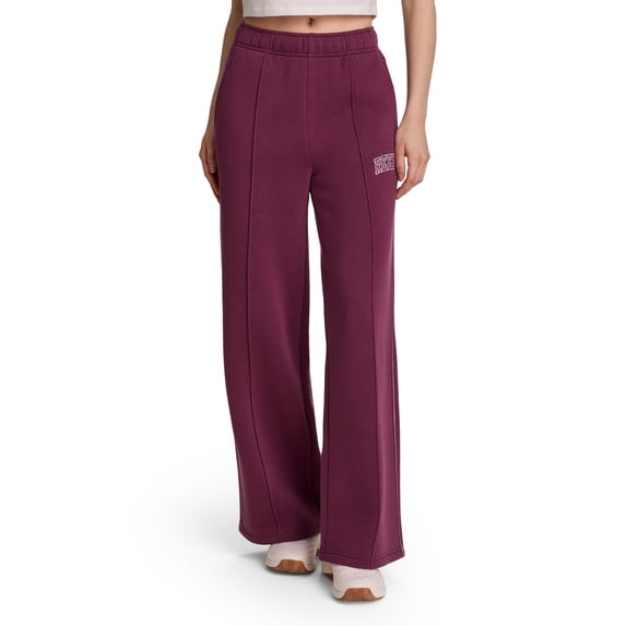 Reebok Women's Game Day Fleece Contrast Stitch Wide Leg Pant, Sizes XS-4X