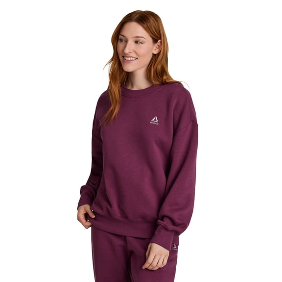 Reebok Women's Game Day Fleece Oversize Crewneck Sweatshirt, Size XS-4X