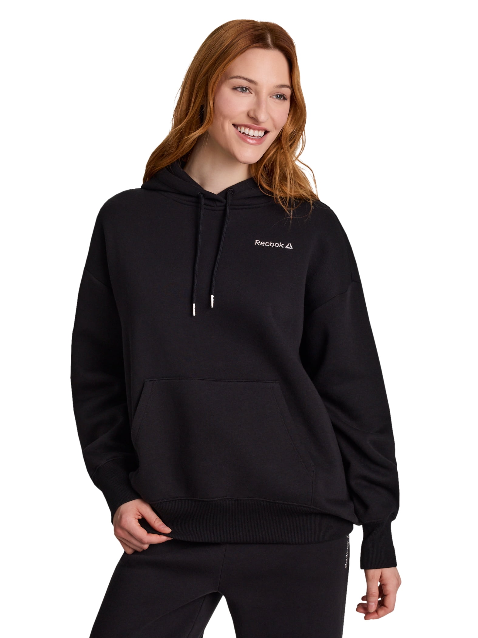Reebok Women's and Women's Plus Game Day Fleece Oversize Hoodie, Sizes XS-4X