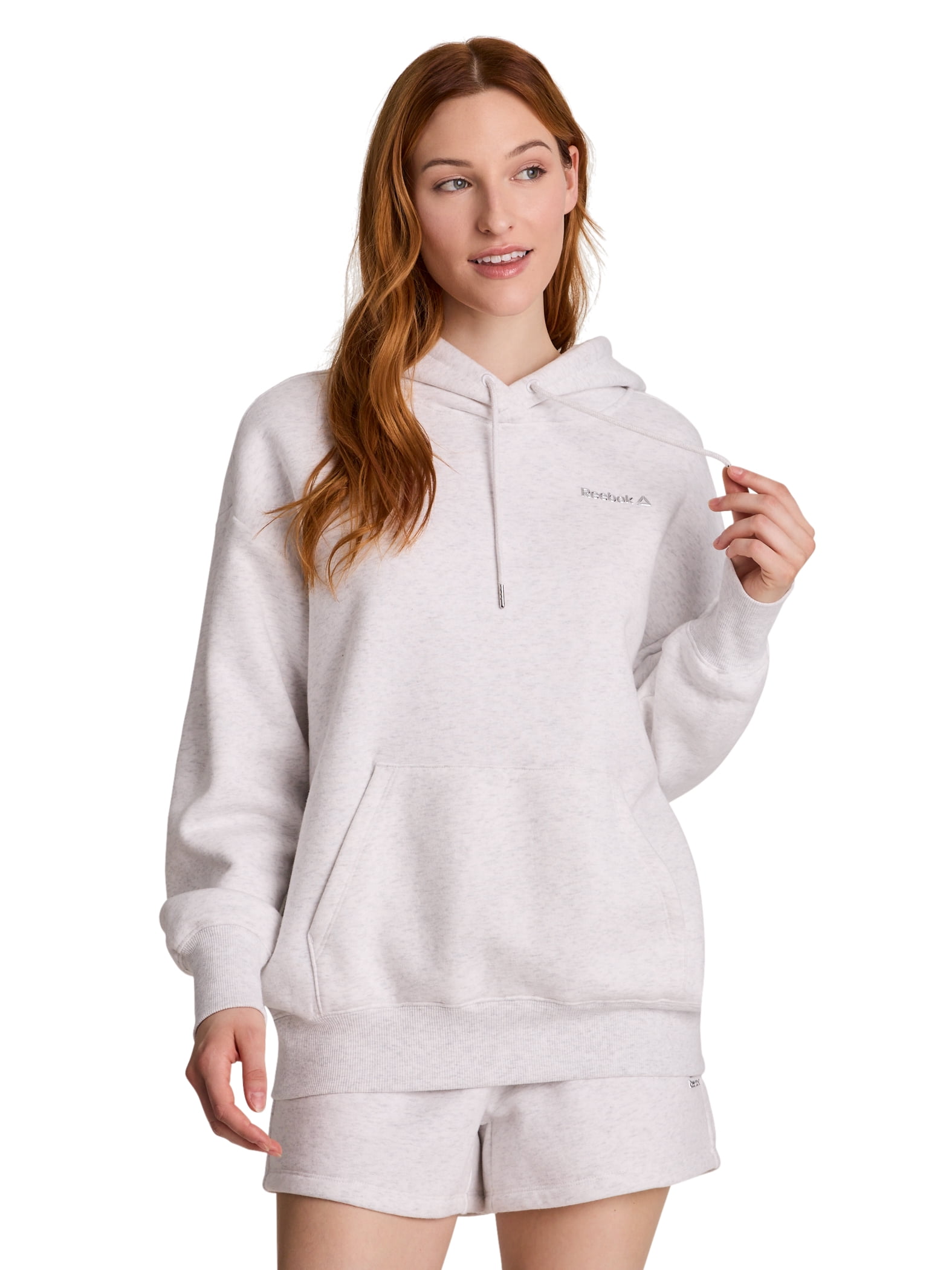 Reebok Women's and Women's Plus Game Day Fleece Oversize Hoodie, Sizes XS-4X