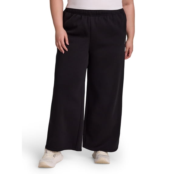 Reebok Women's and Women's Plus Game Day Fleece Wide Leg Pant, Sizes XS-4X