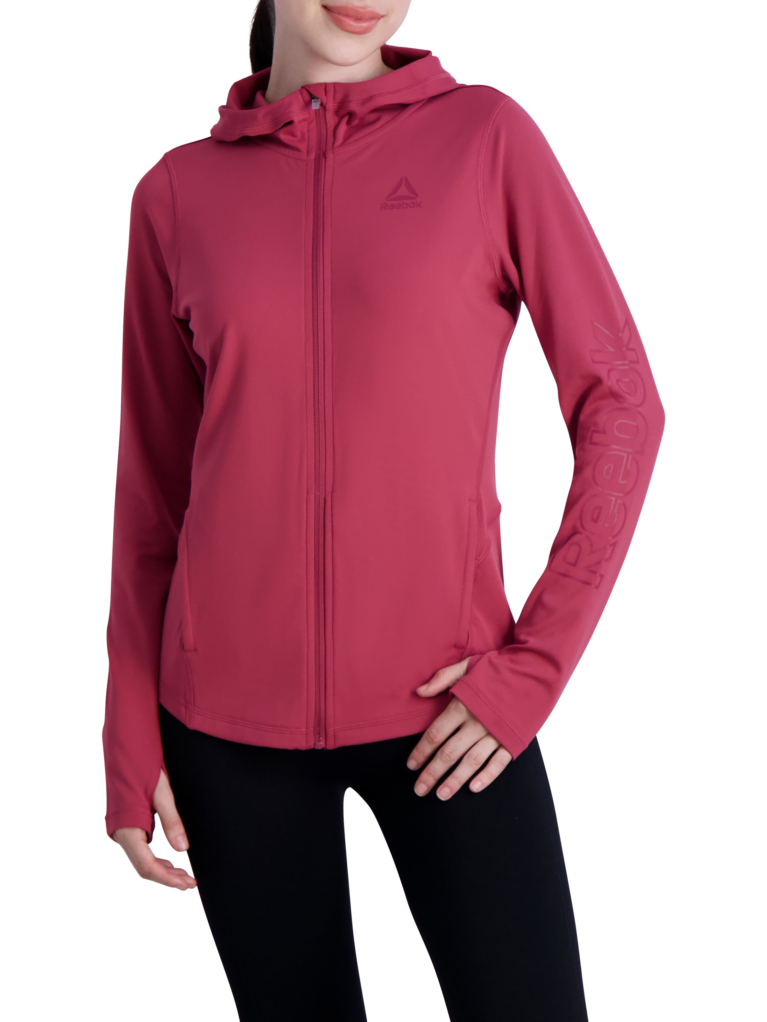 Reebok Women's Gravity Full Zip Performance Jacket With Pockets