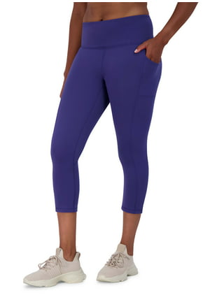Fabletics Zone High-Waisted 7/8 Colorblock Leggings Marina Blue Grey Small