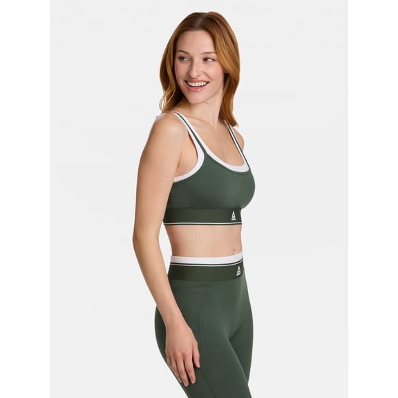 Reebok Women's Horizon Layered Bra Tank with Removable Cups, Sizes XS-XXXL