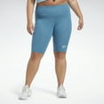 thumbnail image 1 of Reebok Women's Identity Fitted Logo Shorts (Plus Size), 1 of 8