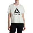thumbnail image 1 of Reebok Women's Infinity Short Sleeve Cropped Jersey Tee, 1 of 4