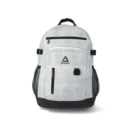Reebok Women's Kaiser 18" Laptop Backpack, Light Heather Gray