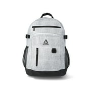 Reebok Womens Kaiser 18" Laptop Backpack, Light Heather Gray
