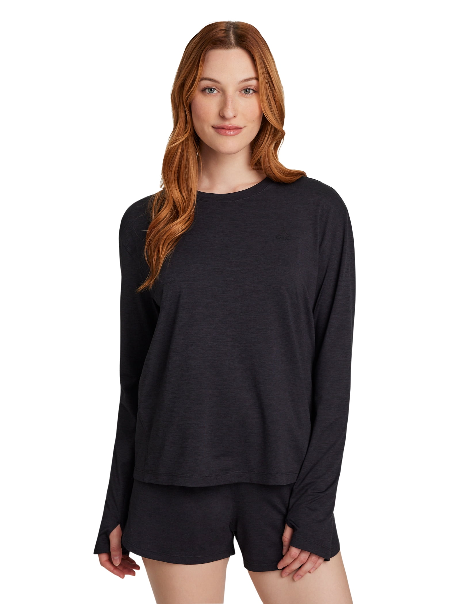Reebok Women's Legacy Meet & Greet Long Sleeve Top, Sizes XS-XXXL