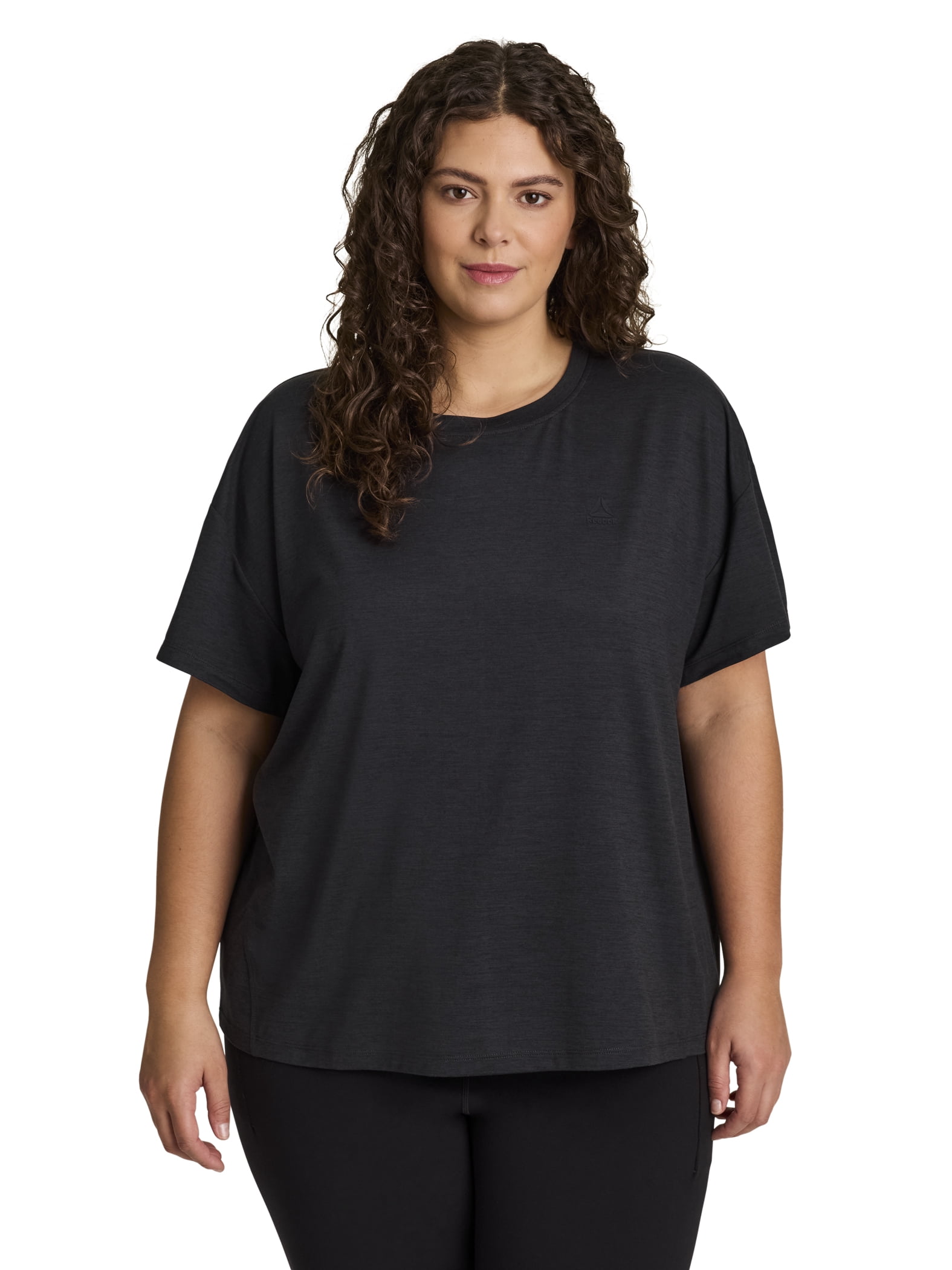 Reebok Women's Legacy Meet & Greet Performance Short Sleeve Top, Sizes XS-4X