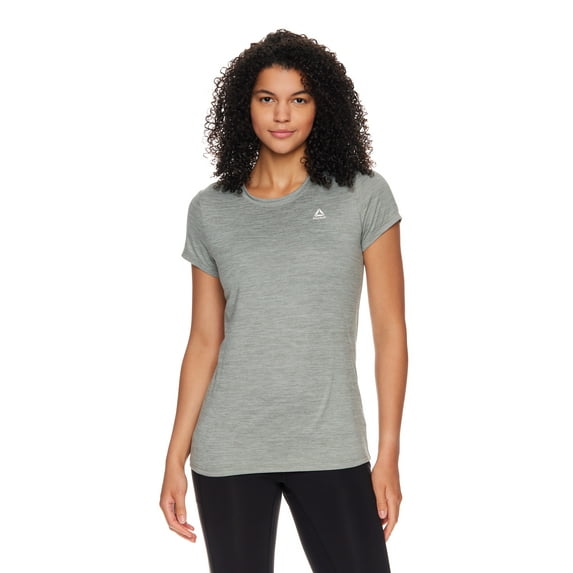 Reebok Women's and Women's Plus Legacy Core Knit Performance T-Shirt, Sizes XS-4X