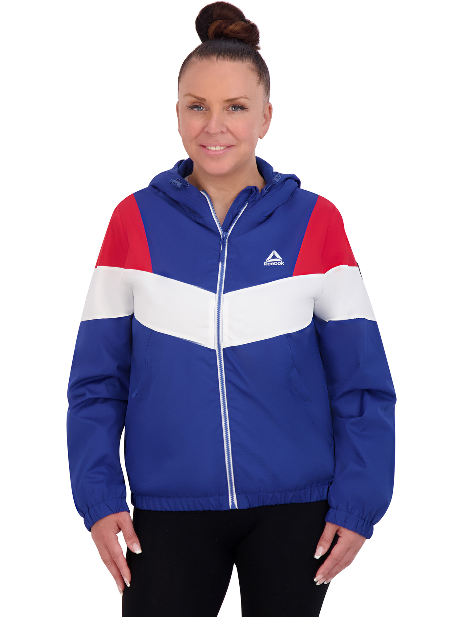 Color block track jacket best sale