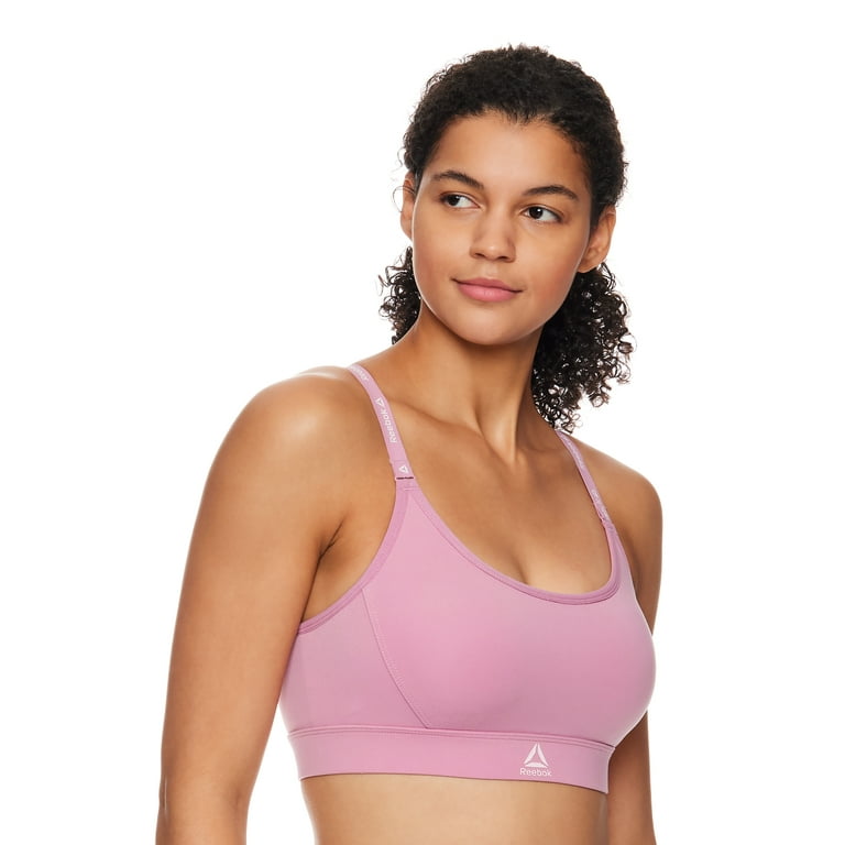 Reebok Women's Low Impact Favorite Bra with Removable Cups, Sizes XS-XXXL