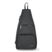 Reebok Womens Maeve Convertible Crossbody Sling Bag, Black