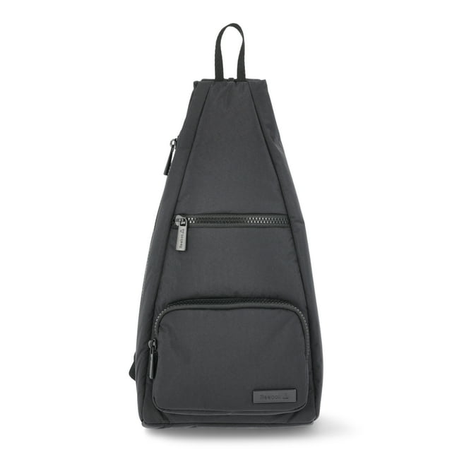 Reebok Women's Maeve Convertible Crossbody Sling Bag, Black