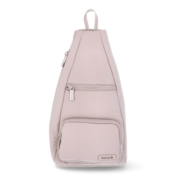 Reebok Women's Maeve Convertible Crossbody Sling Bag, Mocha