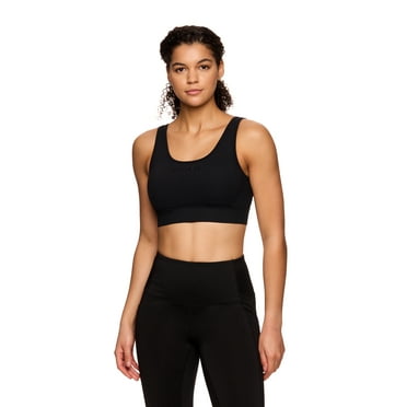 Reebok Women’s Medium Impact Evolution Sports Bra with Removable Cups, Sizes XS-XXXL