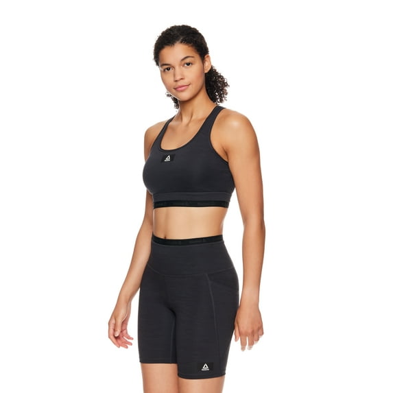 Reebok Women's Medium Impact Flex Sports Bra With Removable Cups