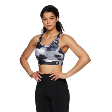 Reebok Women's Medium Impact Getaway Bra With Pocket And Removeable Cups