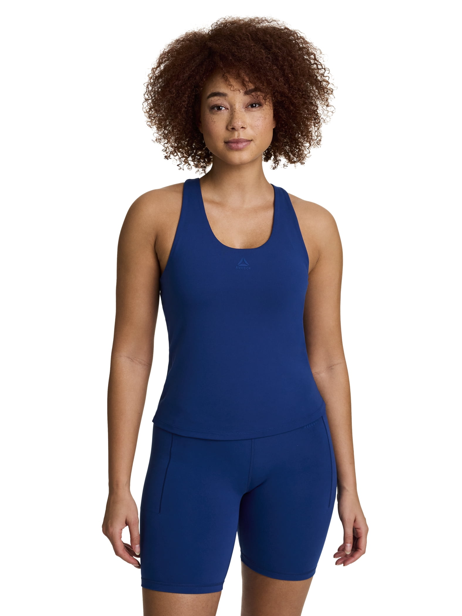 Reebok Women's Medium Impact Move Bra Tank with Removable Cups, Sizes XS-4X
