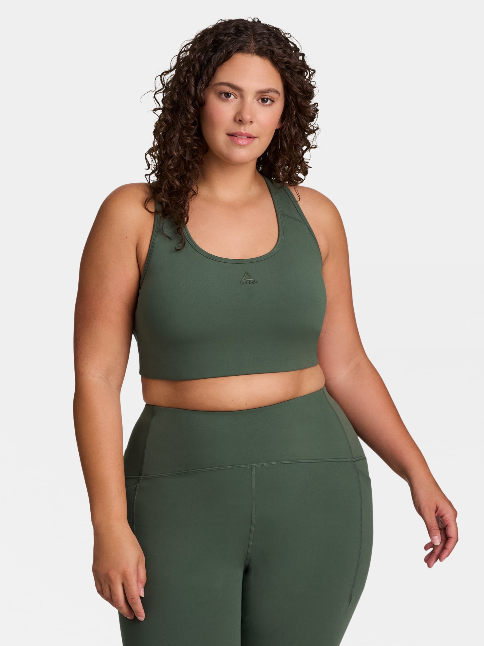 Reebok Women's Medium Impact Reflex Bra with Removable Cups, Sizes XS-4X