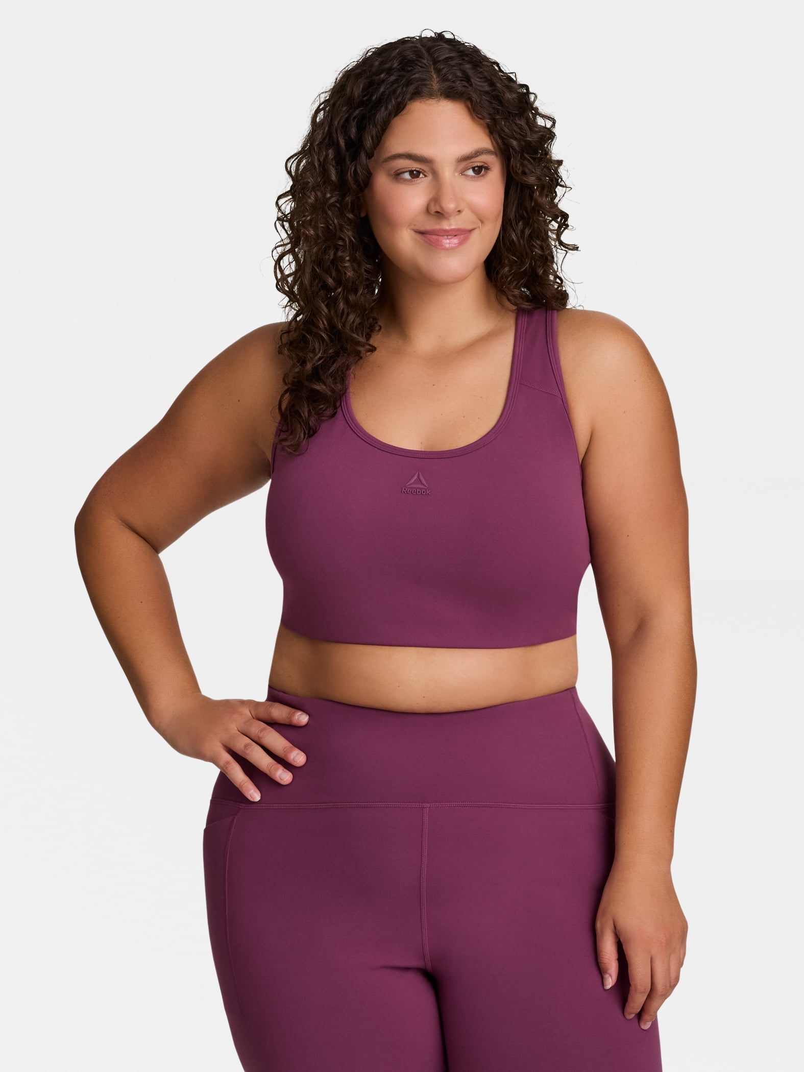 Reebok Women's Medium Impact Reflex Bra with Removable Cups, Sizes XS-4X