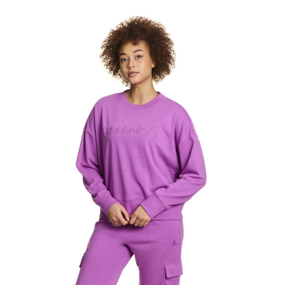 Reebok Women's Meet and Greet Crewneck Sweatshirt, Sizes XS-XXXL