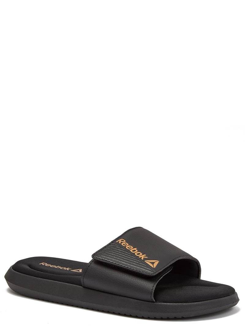 Reebok Women's Memory Foam Adjustable Strap Comfort Slide Sandal
