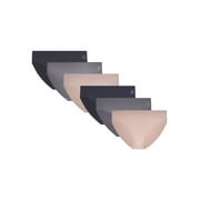 REEBOK Women's Underwear Micro Bonded Hipster Panties, 6-Pack, Sizes XS-3XL