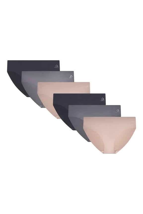 Women's Underwear Micro Bonded Hipster Panties, 6-Pack, Sizes XS-3XL