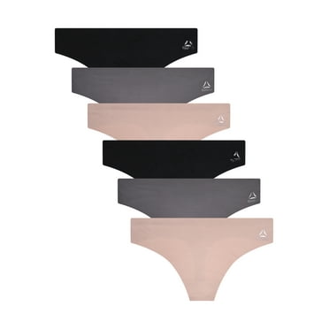 Reebok Women's Micro Bonded Thong, 6-Pack, Sizes XS-3XL