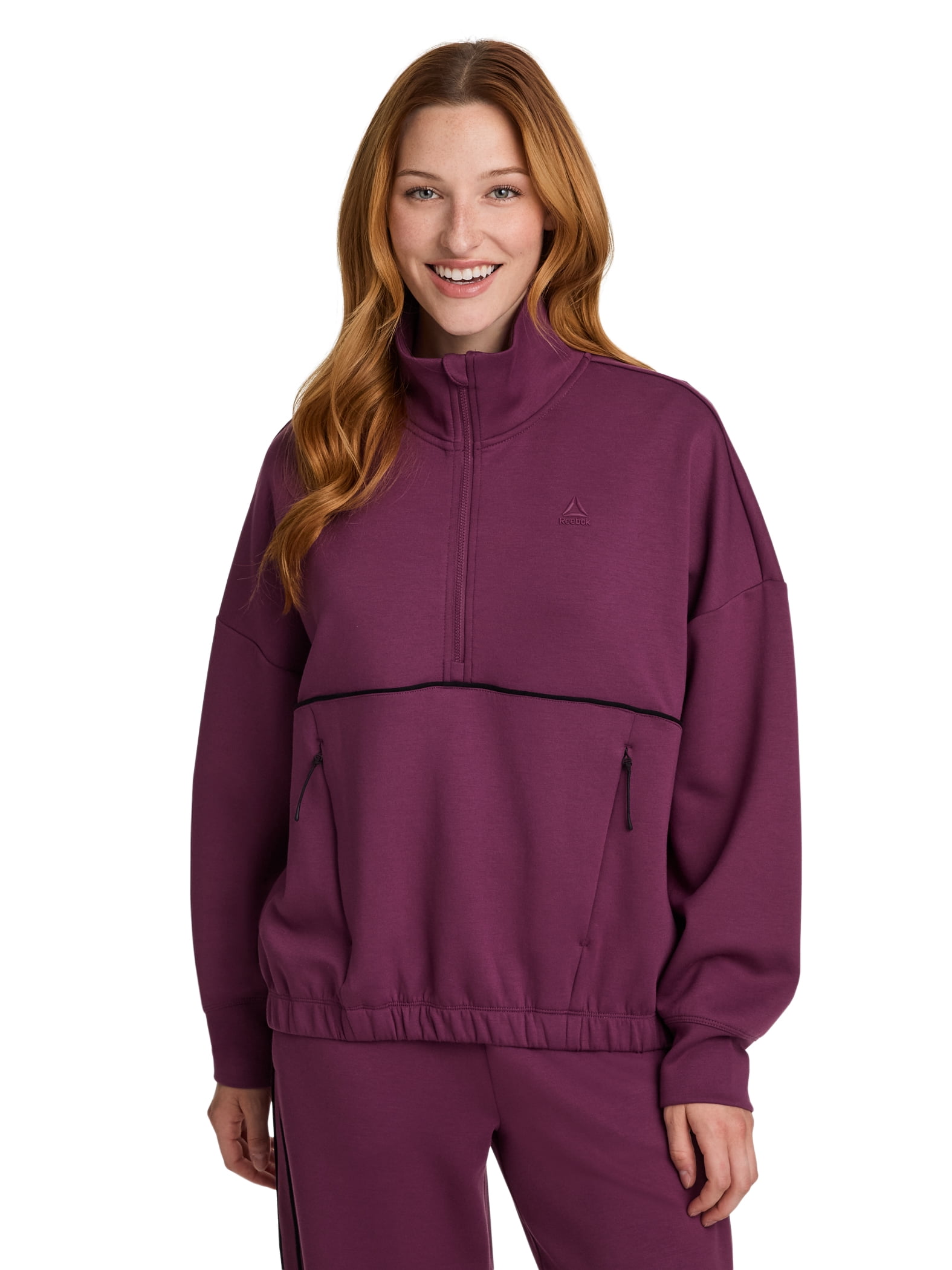 Reebok Women's Momentum 1/2 Zip Sweatshirt, Sizes XS-4X