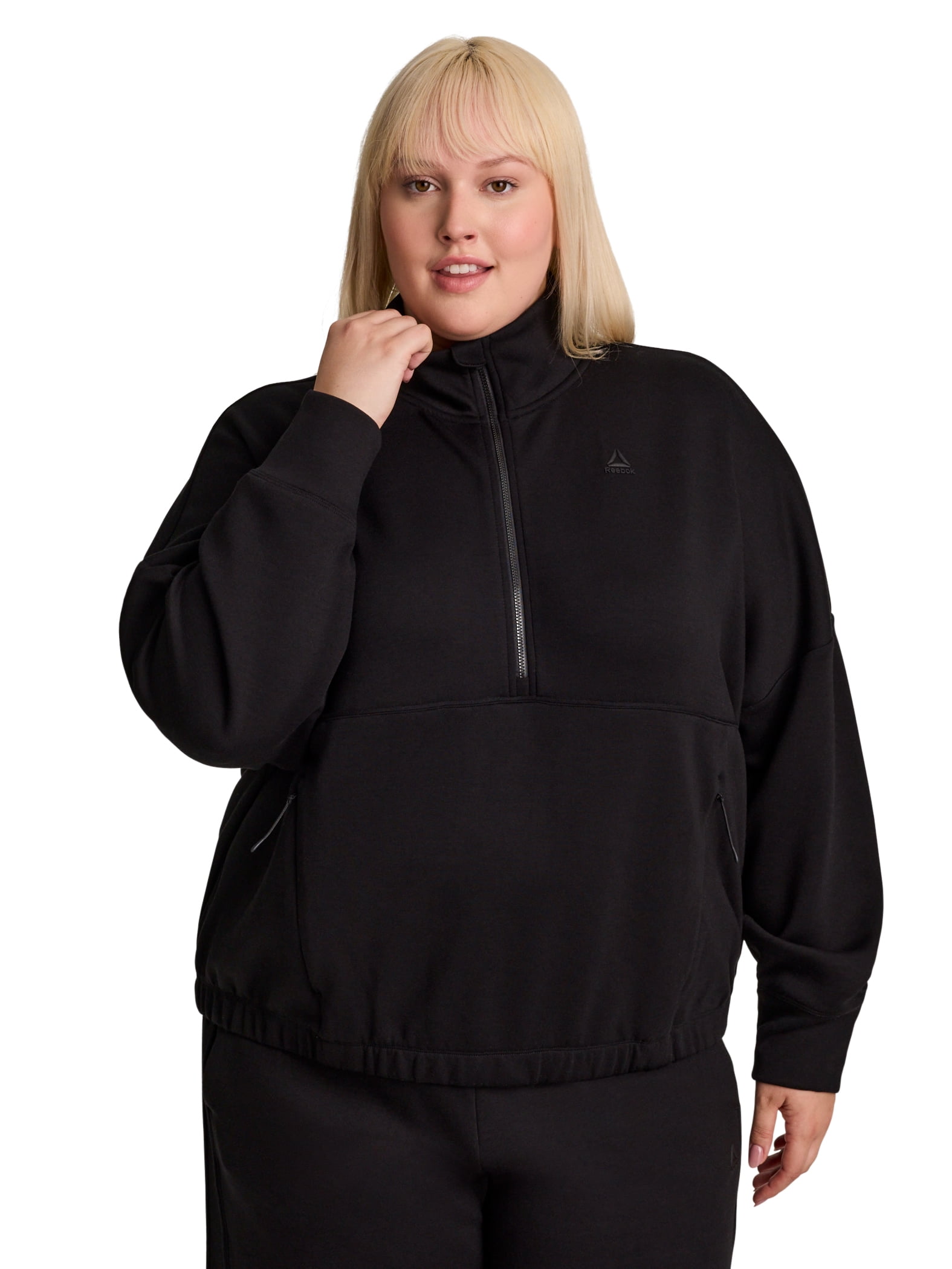 Reebok Women's Momentum 1/2 Zip Sweatshirt, Sizes XS-4X