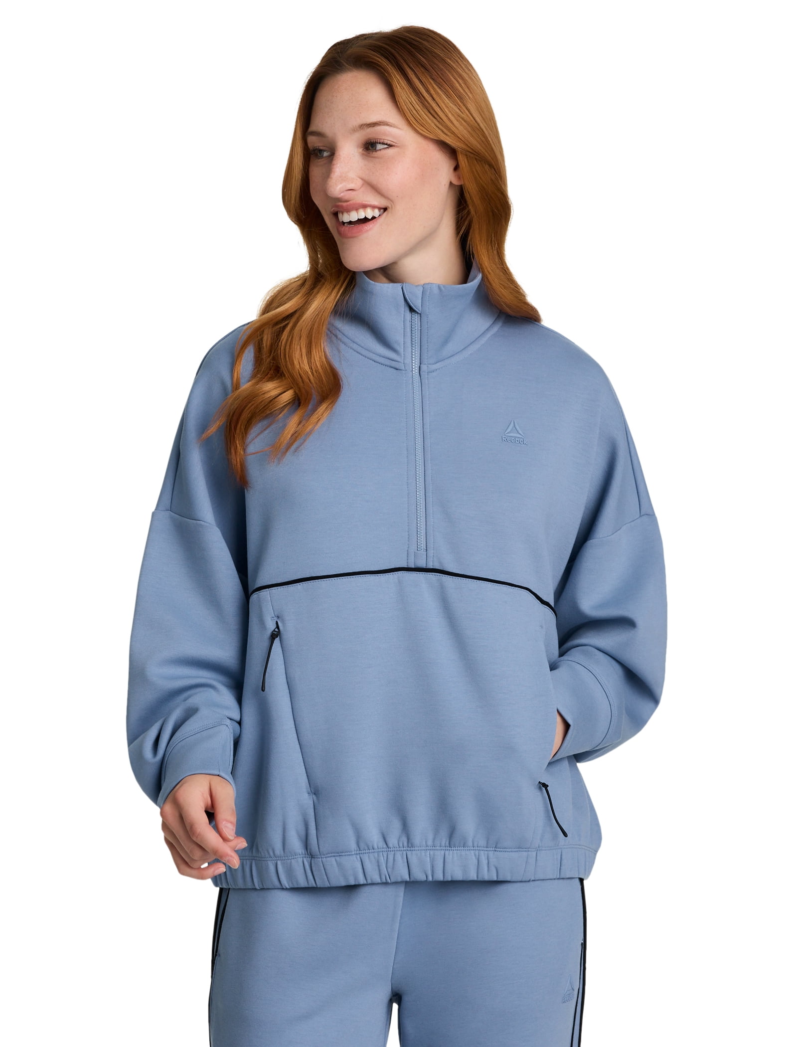 Reebok Women's Momentum 1/2 Zip Sweatshirt, Sizes XS-4X