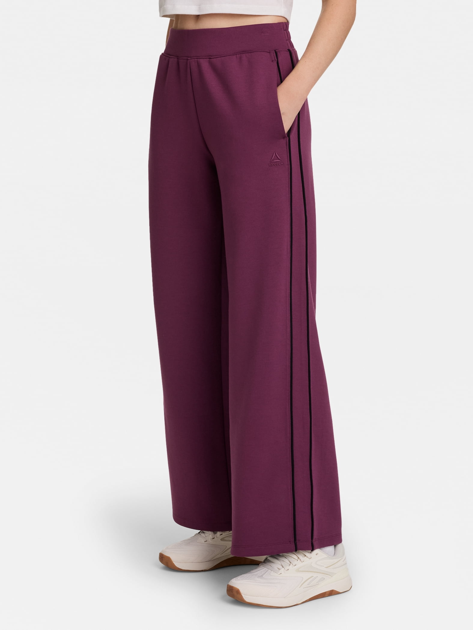 Reebok Women's Momentum Wide Leg Pants, 30'' Inseam, Sizes XS-4X