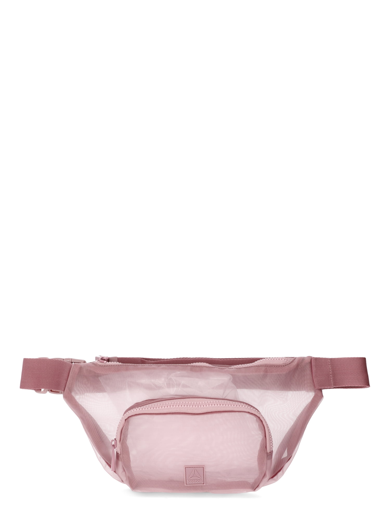 Reebok Women's Dusty Rose Crossbody Fanny Pack Bag with Adjustable