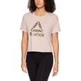 thumbnail image 1 of Reebok Women's Motion Graphic Cropped Short Sleeve Tee, 1 of 3