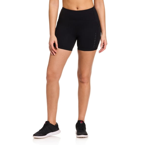 Reebok Women's On the Run High Rise Bike Shorts, Sizes XS-XXXL