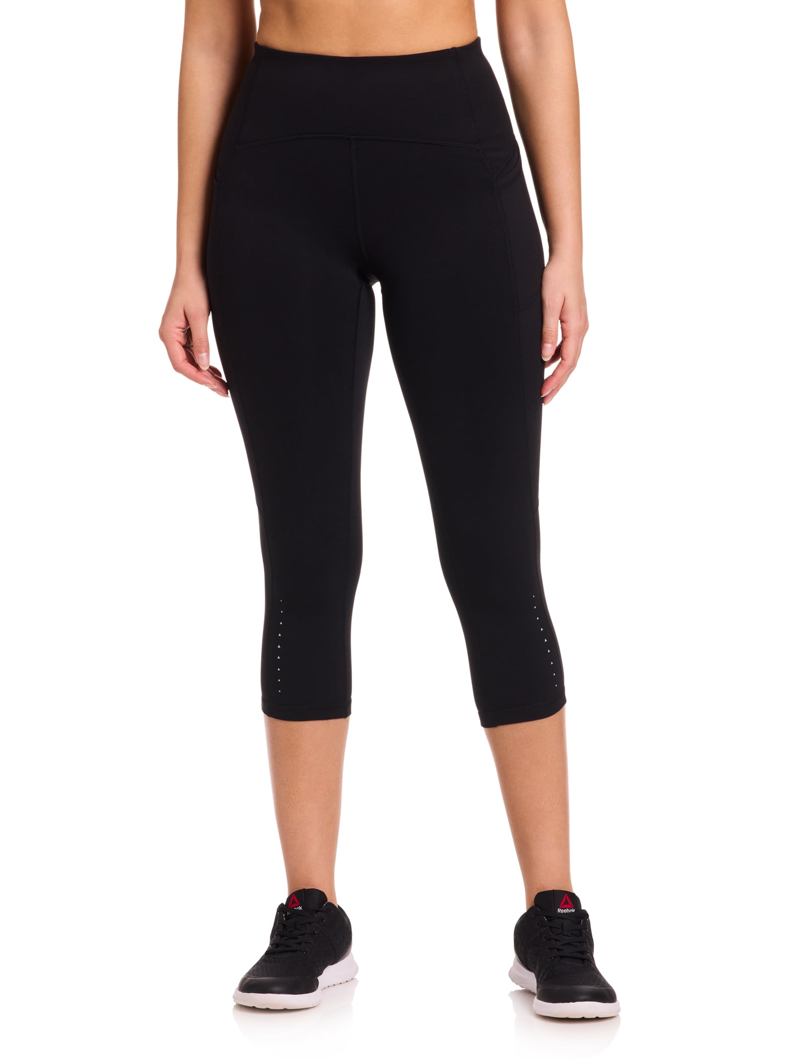 Reebok Women's On the Run High Rise Capri Legging, Sizes XS-XXXL