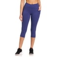 thumbnail image 1 of Reebok Women's On the Run High Rise Capri Legging, Sizes XS-XXXL, 1 of 6