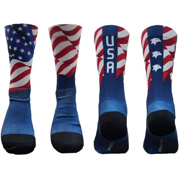 Reebok Women's Ot Crossfit Socks, Blue \ Red,M - US