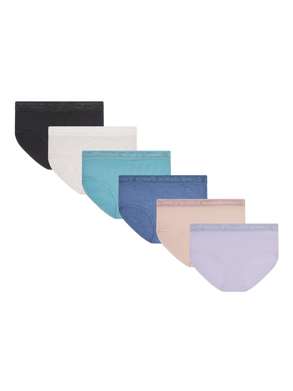 Women's Underwear Performance Cotton Hipster Panties, 6-Pack, Sizes XS-3XL