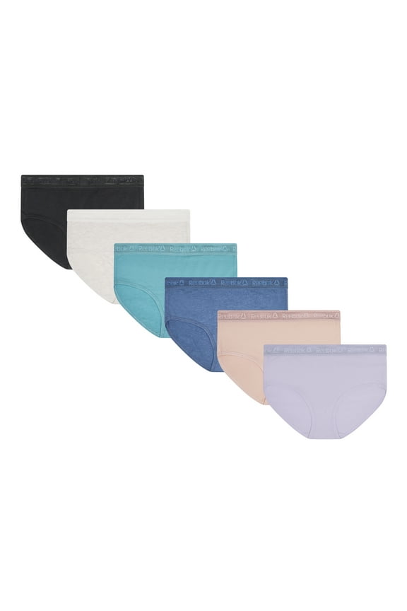 Women's Underwear Performance Cotton Hipster Panties, 6-pack, Sizes XS-3XL