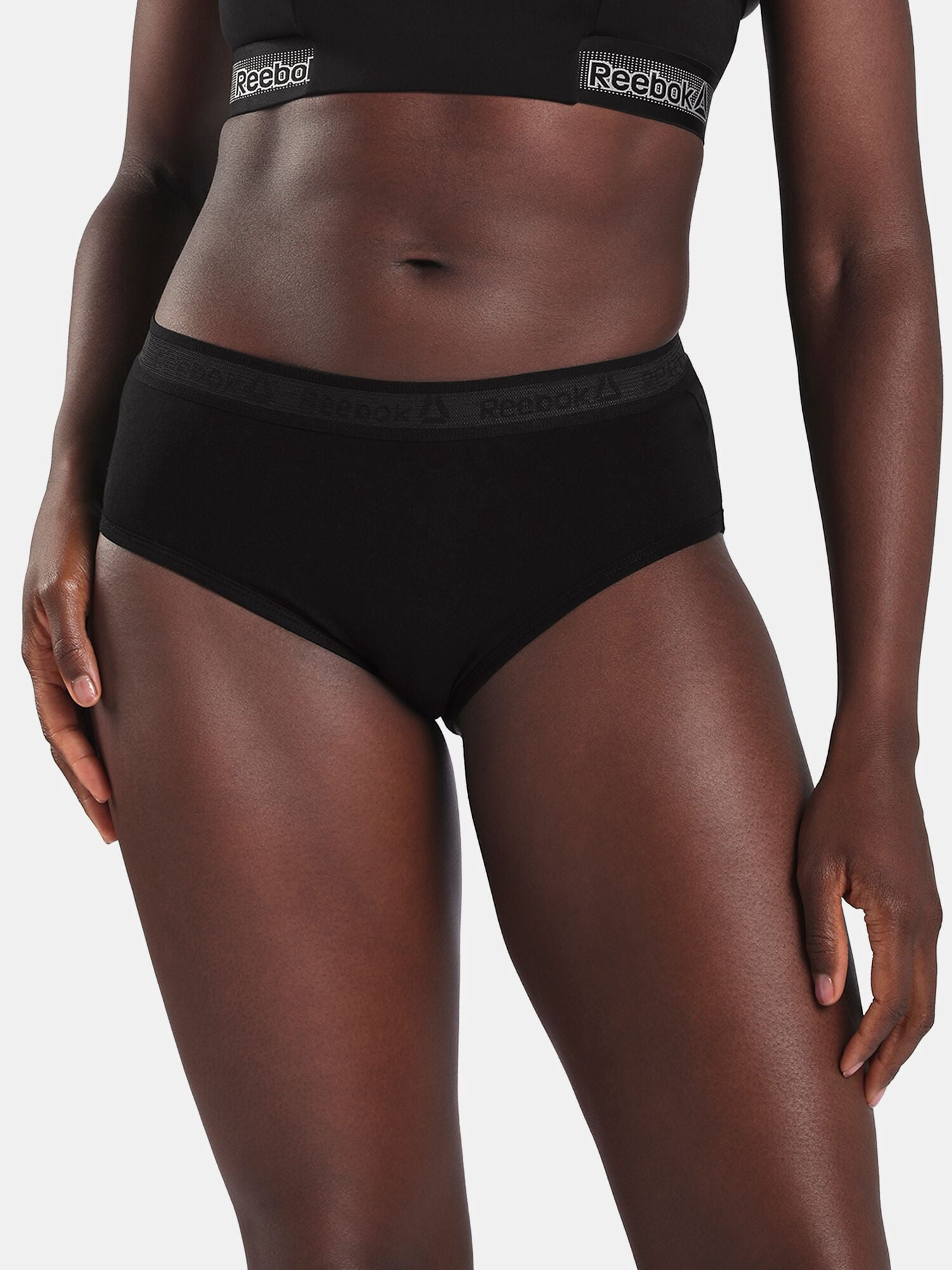 Reebok Women’s Performance Cotton Hipster Underwear, 3-Pack, Size S - 2XL